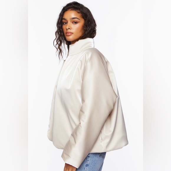 Open-Front Puffer Jacket - Picture 3 of 7